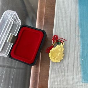 New year of the rabbit pendant necklace in gift box